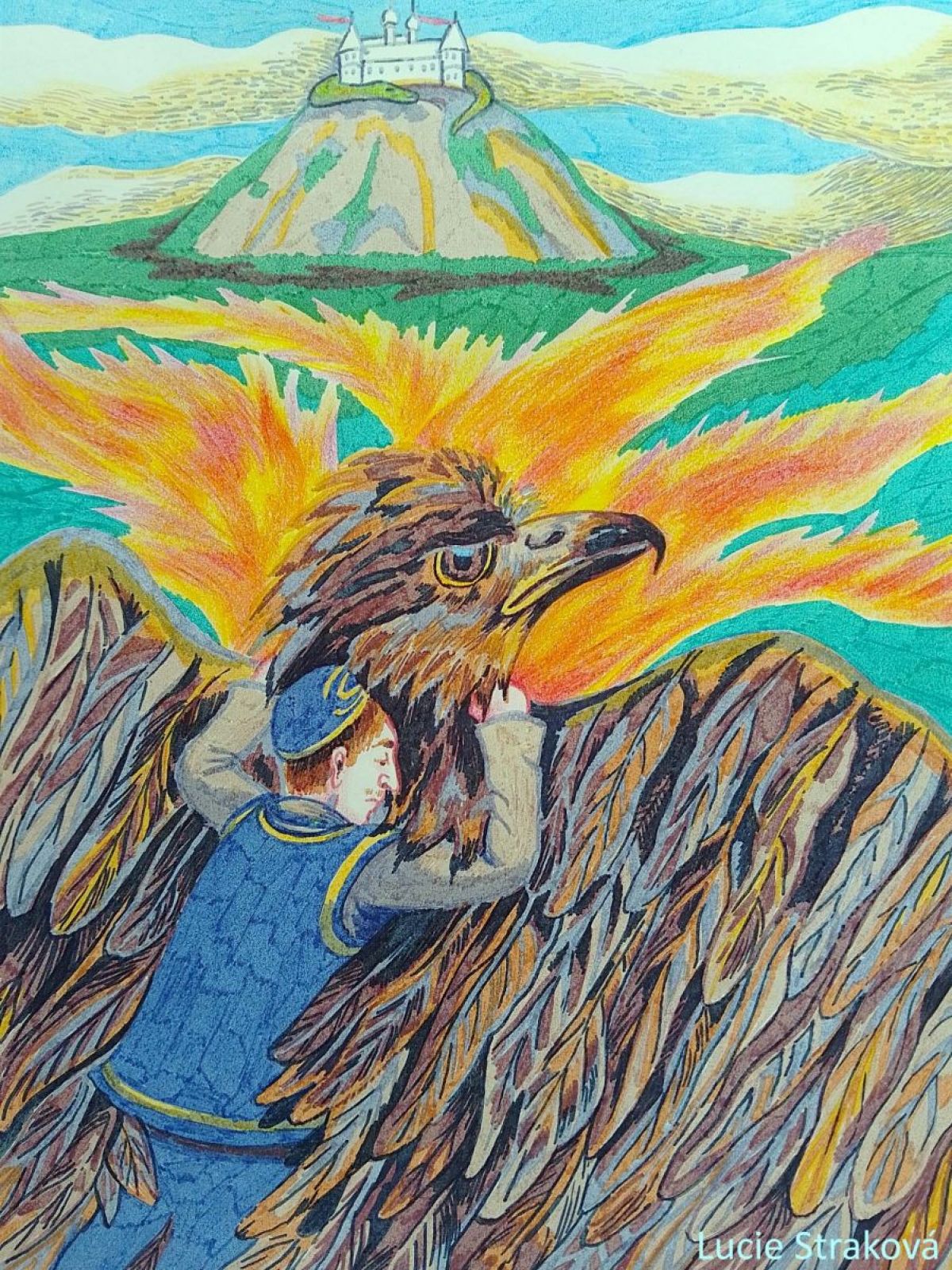  ilustrace k pohádce kazaňských Tatarů